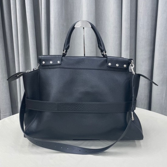 Balenciaga Waist Handbag In Grained Calfskin