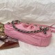 Balenciaga Women's Le Cagole Mini Purse With Chain Extra Supple Crocodile Embossed Calfskin
