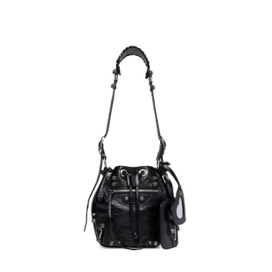 Balenciaga Women's Le Cagole XS Bucket Bag In Lambskin 3 Colors