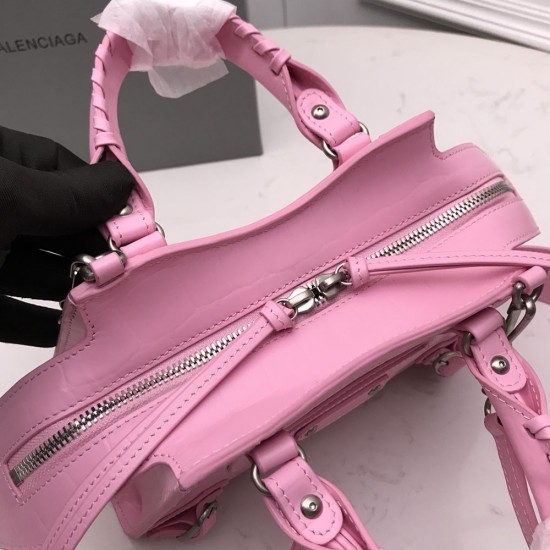 Balenciaga Women's Neo Classic Mini Handbag In Extra Supple Crocodile Embossed Calfskin