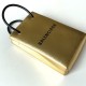 Balenciaga Mini Shopping Bag Phone Holder Bag in Metallized Squared Calfskin