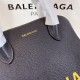 Balenciaga Women's Ville Small Handbag in Grain Calfskin with Printed Logo