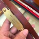 Burberry Thin Leather Belt 2CM