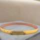 Burberry Thin Leather Belt 2CM