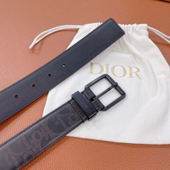 Dior Unisex Belt 3.4CM