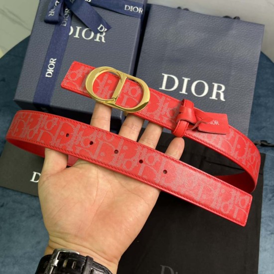 Dior Unisex Belt 3.5CM