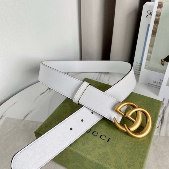 Gucci 2015 Re-Edition Wide Leather Belt 4CM