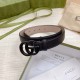 Gucci GG Marmont Leather Belt 3CM for Female