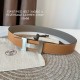 Hermes Constance Belt Buckle Reversible Leather Strap 3.8CM