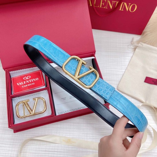 Valentino Reversible Lady Belt 3.4cm