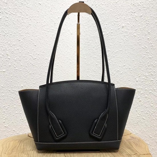 BV Arco Palma Calfskin Leather Top Handle Bag