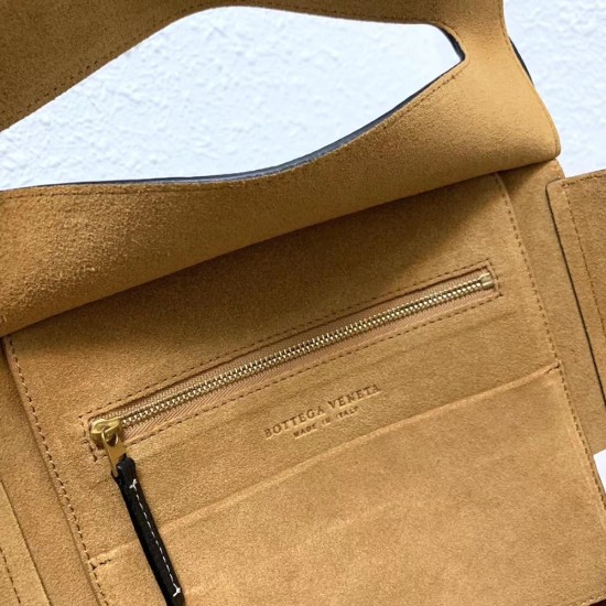 BV Arco Palma Calfskin Leather Top Handle Bag