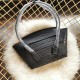 BV Arco Crocodile Calfskin Leather Top Handle Bag