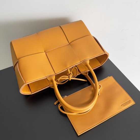 BV Arco Small Intreccio Lambskin Leather Tote Bag 30cm 5 Colors