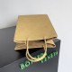 BV Small Brown Bag In Paper Like Leather Shopping Bag 741542 26cm