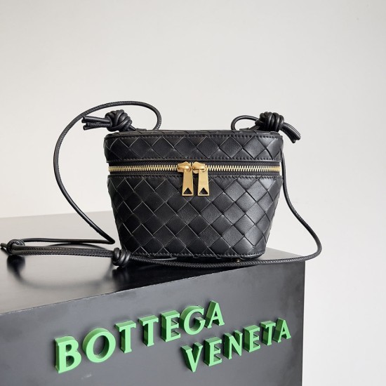 BV Mini Vanity Case In Intrecciato Leather 18cm 743551 4 Colors
