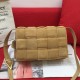 BV Padded Cassette Intreccio Suede Leather Cross-Body Bag 26cm 8 Colors