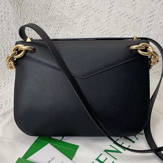 BV Mount Grained Calfskin Leather Envelope Bag