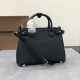 Burberry Small Banner Check And Leather Tote Bag 