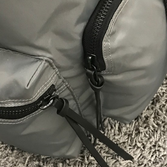 Burberry The Rucksack Leather Trim Nylon Backpack