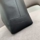 Burberry Soft Leather Embossed Logo Tote Bag