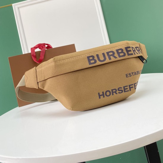 Burberry Horseferry Print Canvas Bum Bag