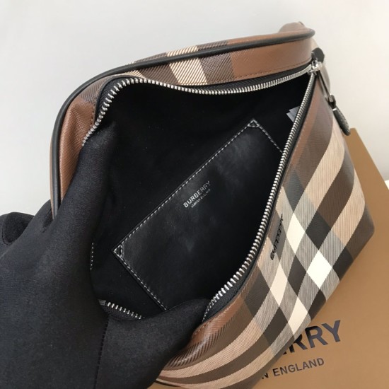 Burberry Check and Leather Bum Bag
