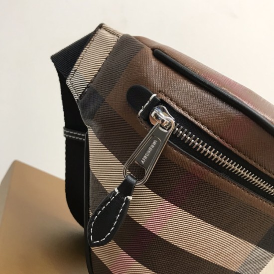 Burberry Check and Leather Bum Bag