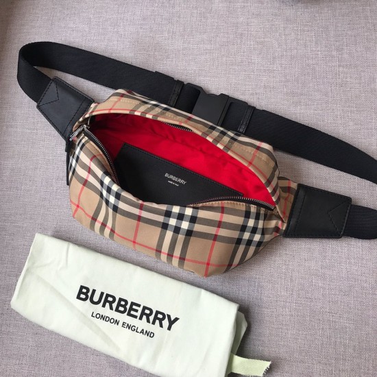 Burberry Medium Vintage Check Bonded Cotton Bum Bag