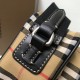 Burberry Vintage Check And Leather Crossbody Bag With Webbed Strap