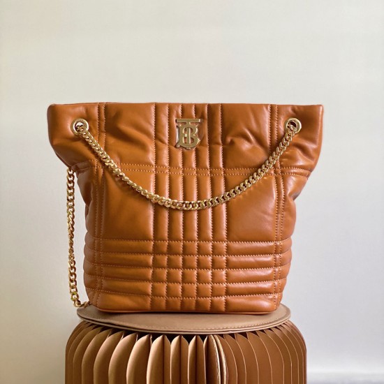 Burberry Quilted Lambskin Lola Bucket Bag