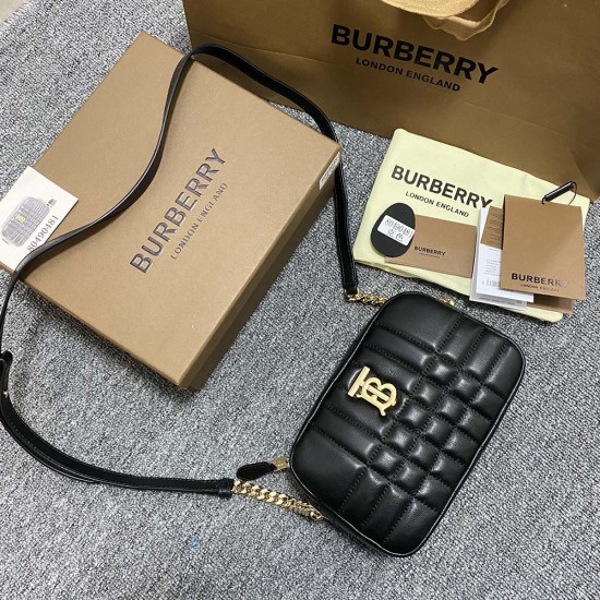 Burberry Mini Quilted Lambskin Lola Camera Bag