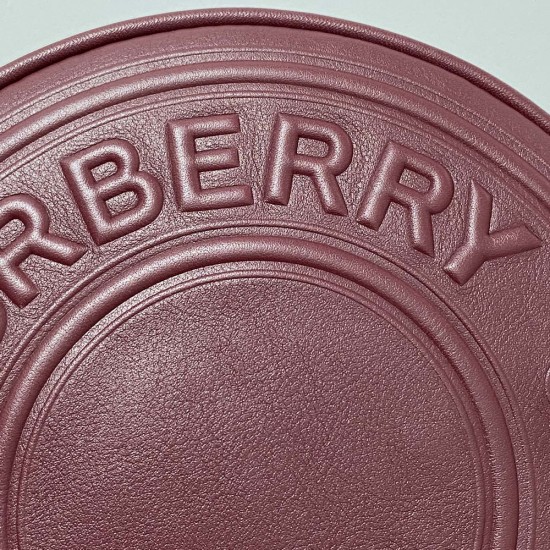 Burberry Leather Louise Bag With Embossed Logo