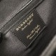 Burberry Macken Check And Grained Leather Bag