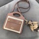 Burberry Super Mini Two-tone Canvas and Leather Pocket Bag