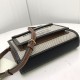 Burberry Mini Two-tone Cotton Canvas and Leather Pocket Bag