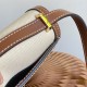 Burberry Cotton Canvas and Leather Robin Bag