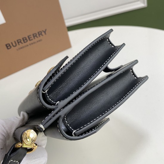 Burberry Mini Horseferry Print Title Bag with Pocket Detail