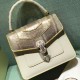 Bvlgari Serpenti Forever Small Top Handle Bag in Karung Skin And Calf Leather With Charms