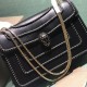Bvlgari Serpenti Forever Large Chains Shoulder Bag in Calf Leather With Woven Chain Workmanship