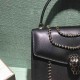 Bvlgari Serpenti Forever Small Top Handle Bag in Calf Leather With Woven Chain Workmanship