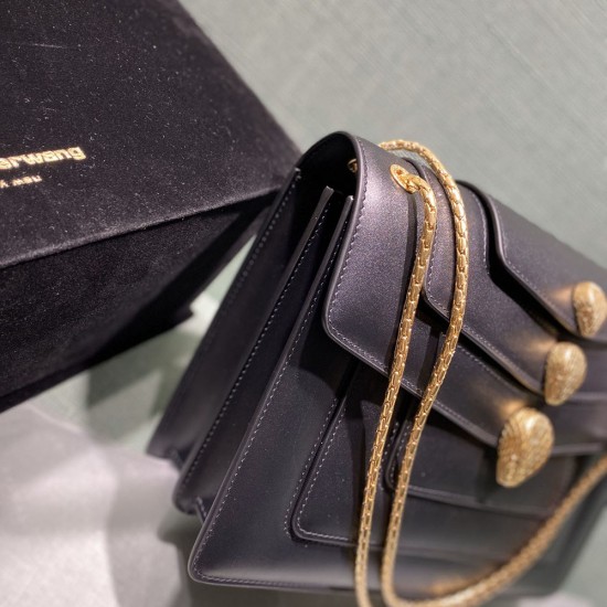 Bvlgari Alexander Wang X Bvlgari Medium Chains Shoulder Bag in Calf Leather