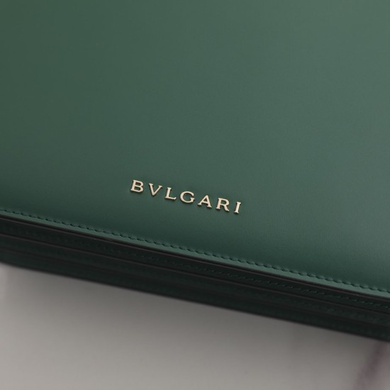 Bvlgari Serpenti Forever Top Handle Bag in Calf Leather With Back Open Pocket