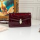 Bvlgari Serpenti Forever Small Chains Crossbody Bag in Varnished Calf Leather