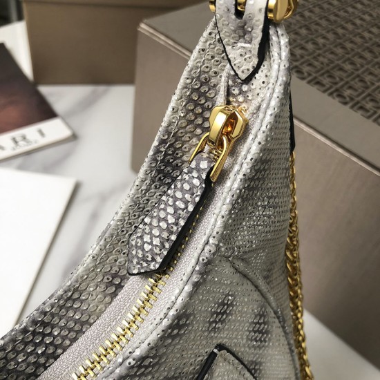Bvlgari Serpenti Ellipse Crossbody Bag in Karung Skin Leather