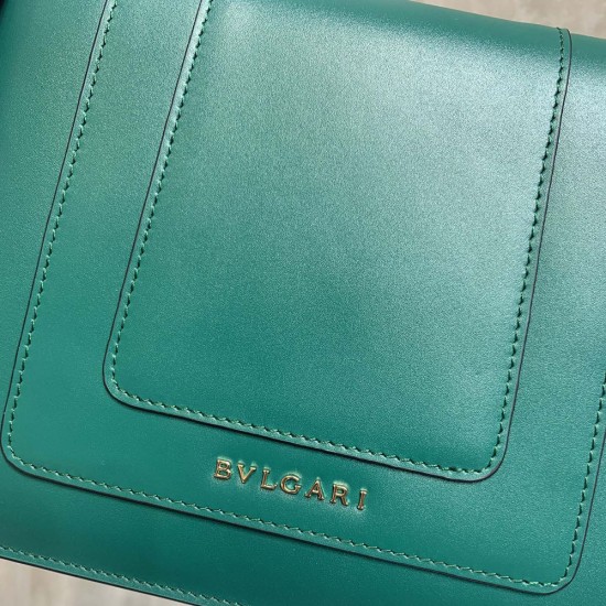 Bvlgari Serpenti Forever Chains Small Crossbody Bag in Calf Leather