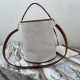 Celine Bucket 16 Bag in Textile And Calfskin