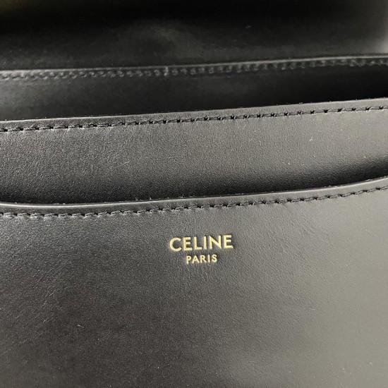 Celine 16 Top Handle Bag Satinated Calfskin