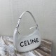 Celine AVA Strap Bag White Leather Black Celine Print
