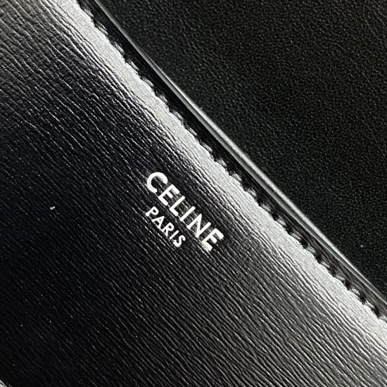 Celine Medium Celine Lola Bag In Shiny Calfskin 28cm 2 Colors